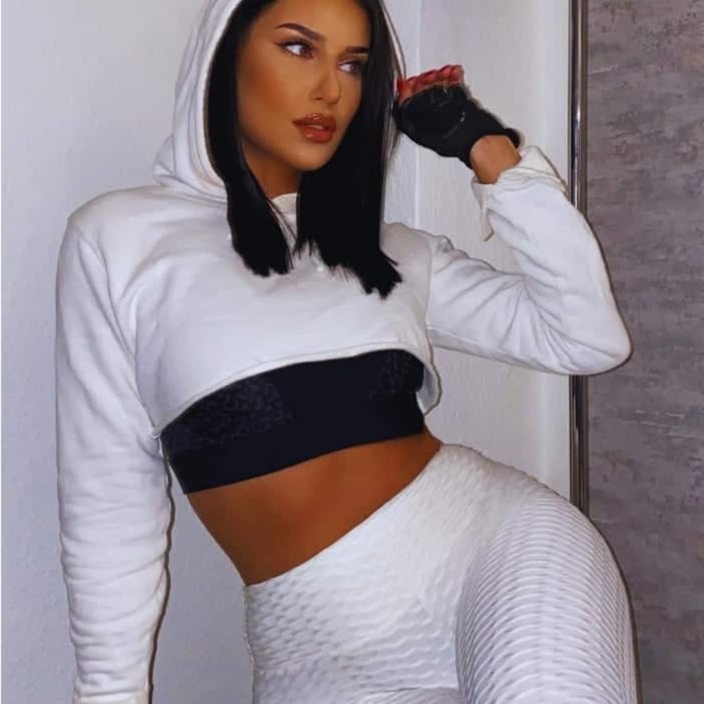 😘 New VikiBody Bum Sculpting Cellulite Reducing Leggings, White, Med 👍
